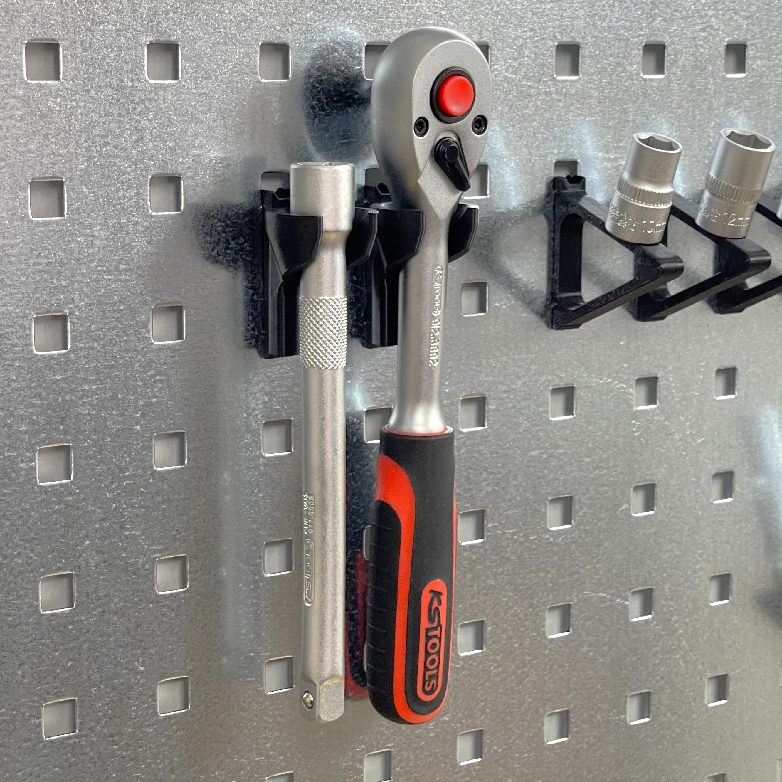 Extension/key holder for tool boards