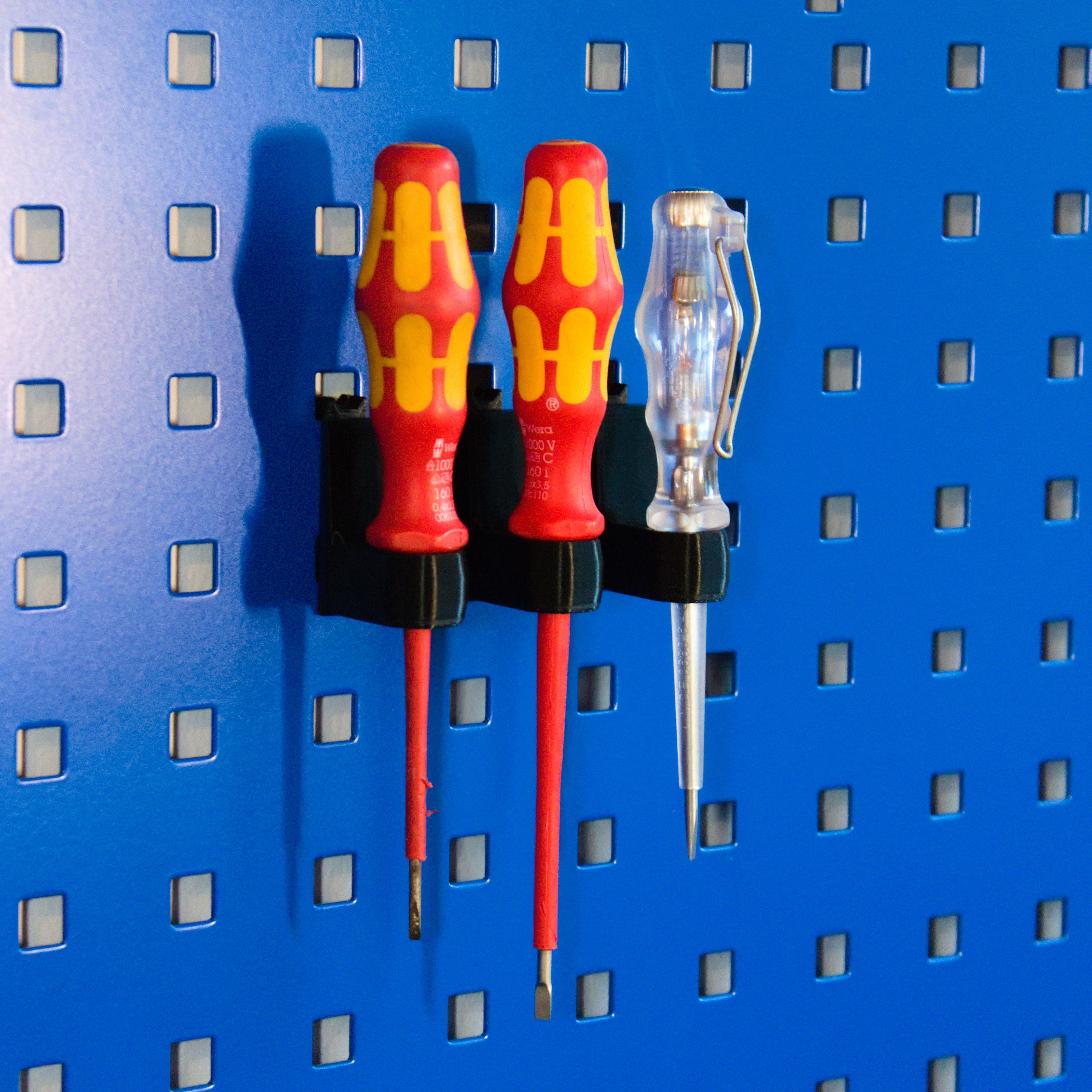 Skruetrække holder til værktøjstavler