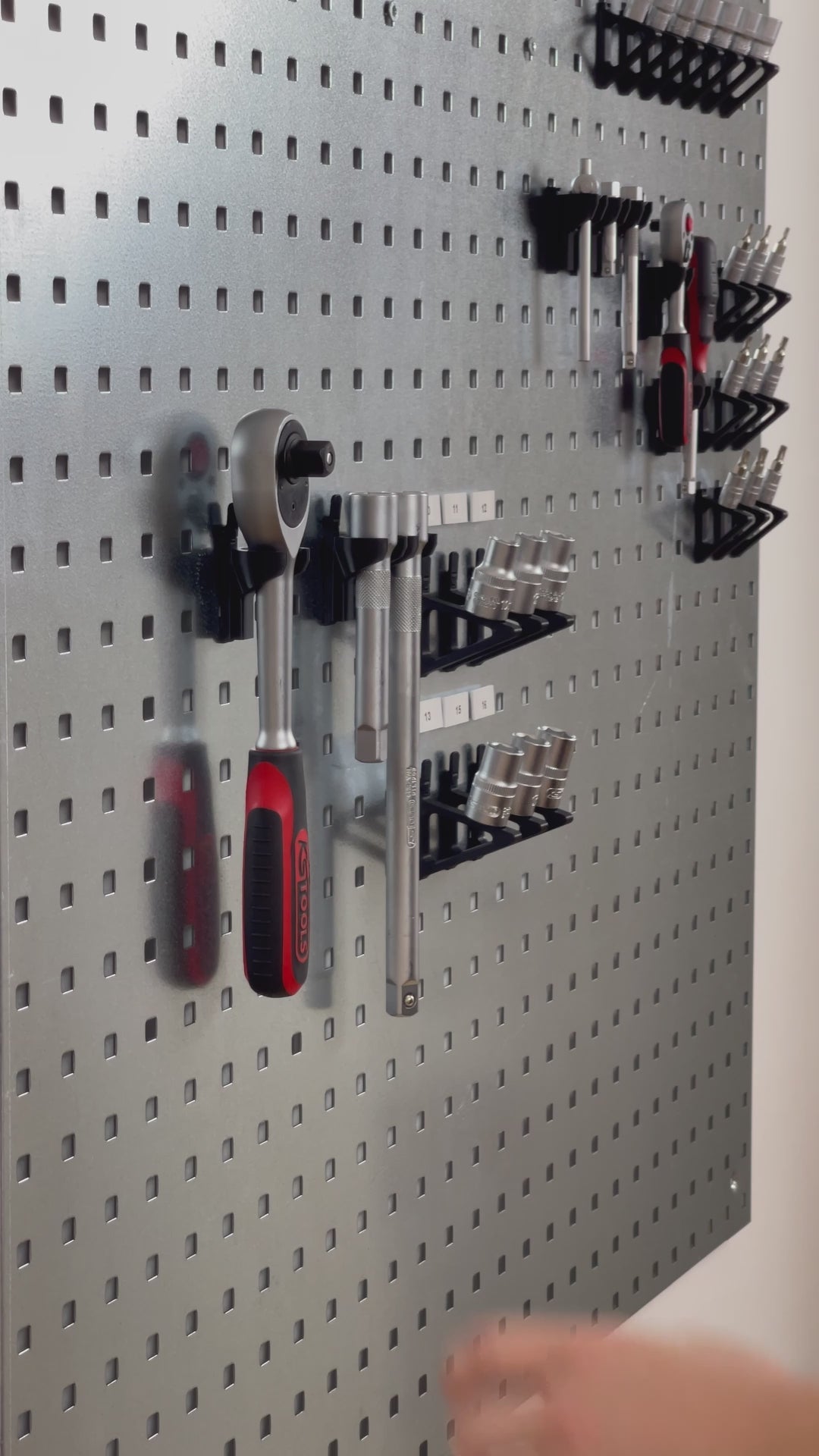 Extension/key holder for tool boards