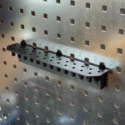 Electronic screwdriver holder for tool boards
