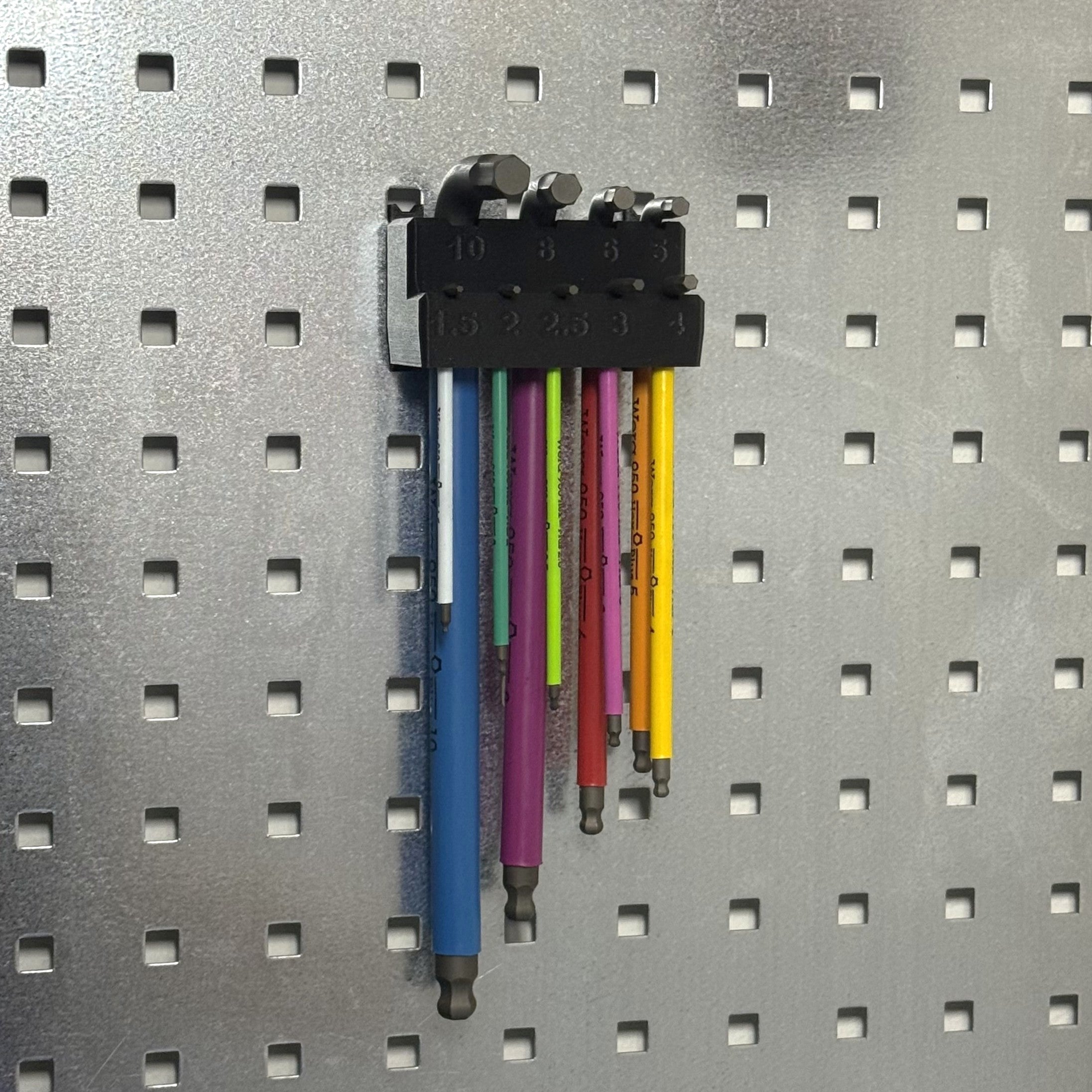 Unbrakonøgle holder til værktøjstavler