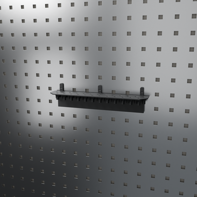 Electronic screwdriver holder for tool boards
