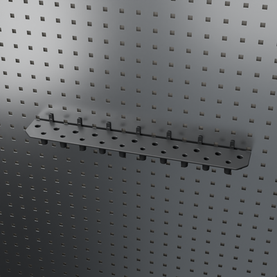 Large screwdriver panel for tool boards